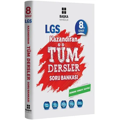 Başka 8. Sınıf LGS Tüm Dersler Kazandıran Soru Bankası Deneme İlaveli