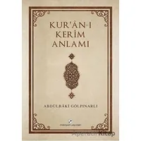 Kuran-ı Kerim Anlamı - Abdülbaki Gölpınarlı - Milenyum Yayınları