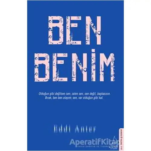 Ben Benim - Eddi Anter - Destek Yayınları