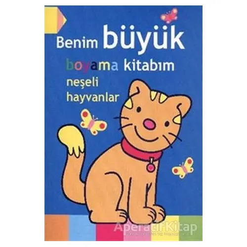 Benim Büyük Boyama Kitabım - Neşeli Hayvanlar