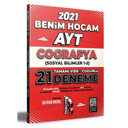 Benim Hocam 2021 AYT Coğrafya Tamamı Video Çözümlü 21 Deneme Sınavı