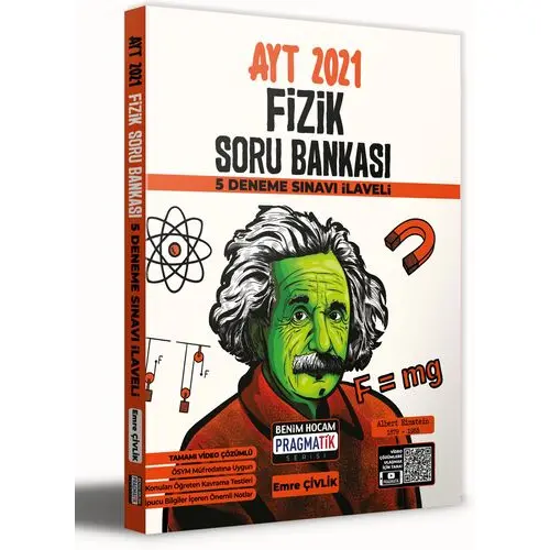 Benim Hocam 2021 AYT Fizik Soru Bankası 5 Deneme Sınavı İlaveli Pragmatik Serisi