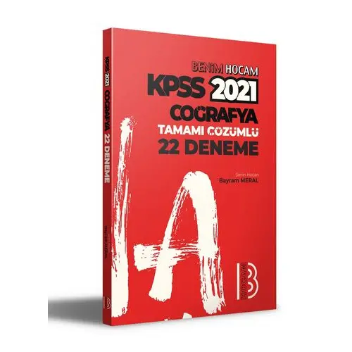 Benim Hocam 2021 KPSS Coğrafya Tamamı Çözümlü 22 Deneme