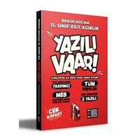 Benim Hocam 11.Sınıf Eşit Ağırlık Yazılı Var