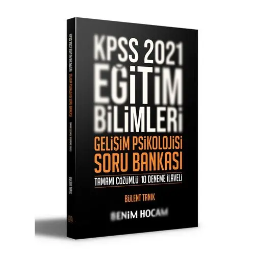 Benim Hocam 2021 KPSS Gelişim Psikolojisi Çözümlü 10 Deneme İlaveli Soru Bankası