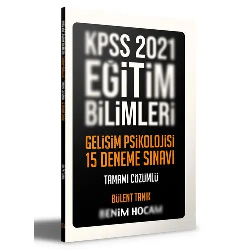 Benim Hocam 2021 KPSS Gelişim Psikolojisi Tamamı Çözümlü 15 Deneme