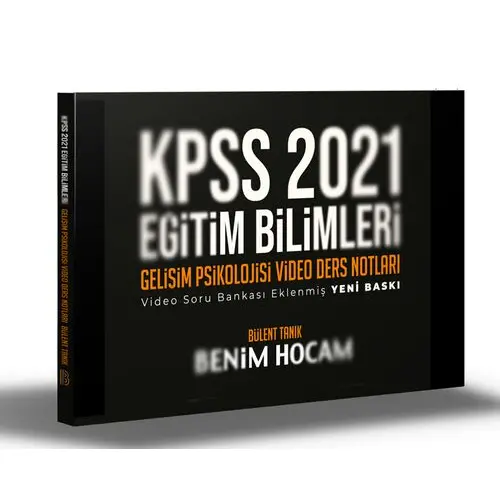 Benim Hocam 2021 KPSS Gelişim Psikolojisi Video Ders Notları