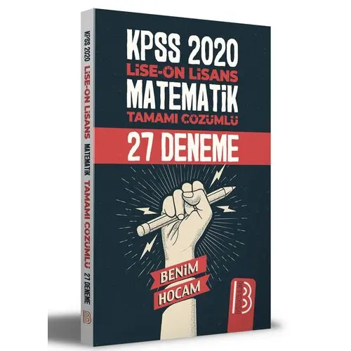 Benim Hocam 2021 KPSS Lise Ön Lisans Matematik Çözümlü 27 Deneme