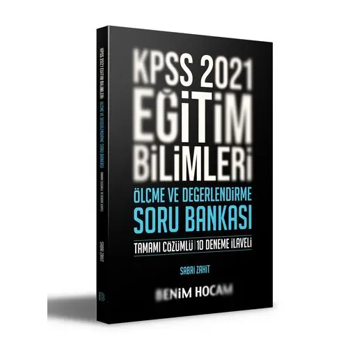Benim Hocam 2021 KPSS Ölçme ve Değerlendirme Soru Bankası
