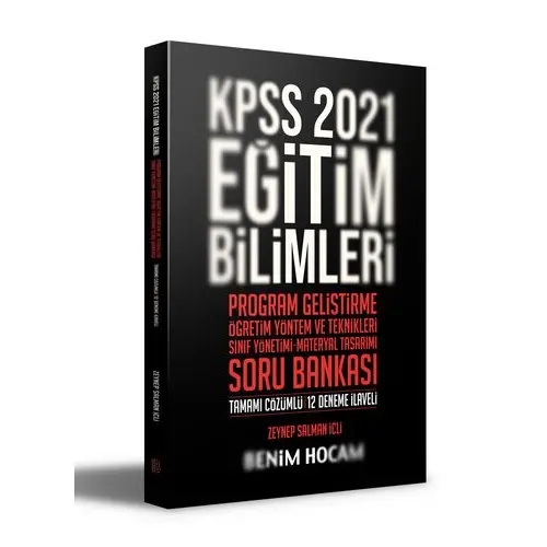 Benim Hocam 2021 KPSS Program Geliştirme - ÖYT - Sınıf Yönetimi - Materyal Tasarımı Soru Bankası