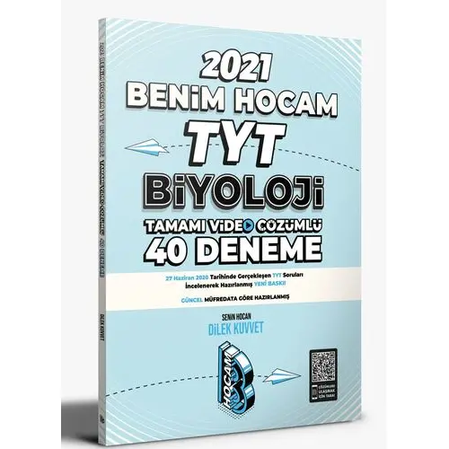 Benim Hocam 2021 TYT Biyoloji Video Çözümlü 40 Deneme Sınavı