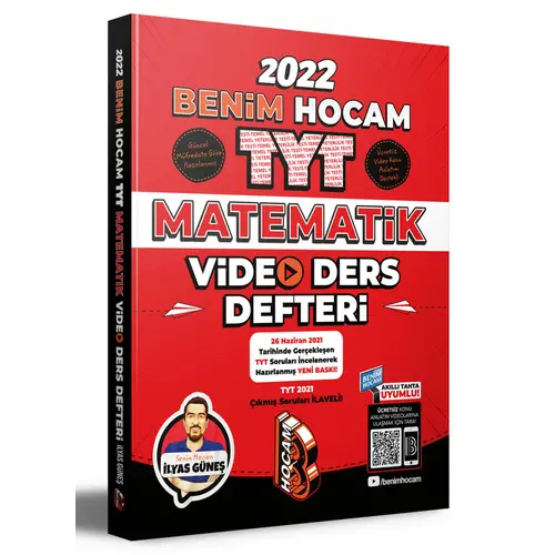 Benim Hocam 2022 TYT Matematik Video Ders Defteri