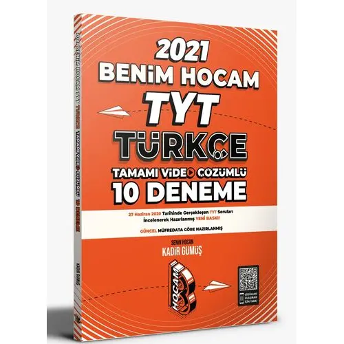 Benim Hocam 2021 TYT Türkçe Video Çözümlü 10 Deneme Sınavı