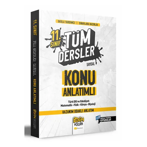 Benim Hocam 11. Sınıf Sayısal Tüm Dersler Konu Anlatımı