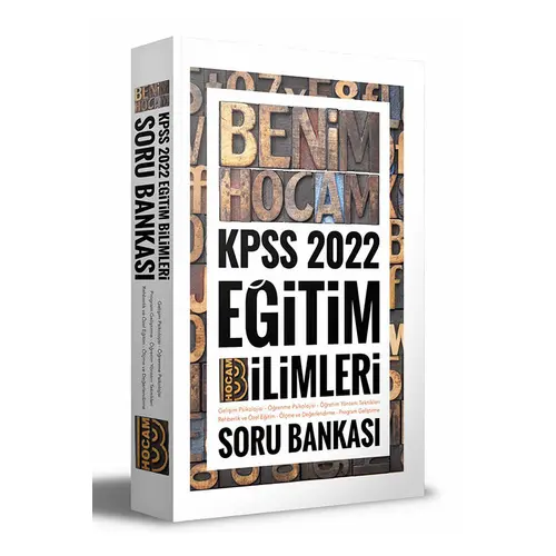 Benim Hocam 2022 KPSS Eğitim Bilimleri Tek Kitap Soru Bankası