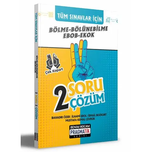 Benim Hocam Tüm Sınavlar İçin Bölme Bölünebilme - EBOB EKOK 2 Soru 2 Çözüm Fasikülü Pragmatik