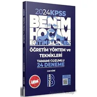 2024 Benim Hocam Yayınları KPSS Eğitim Bilimleri Öğretim Yöntem ve Teknikleri 24 Deneme