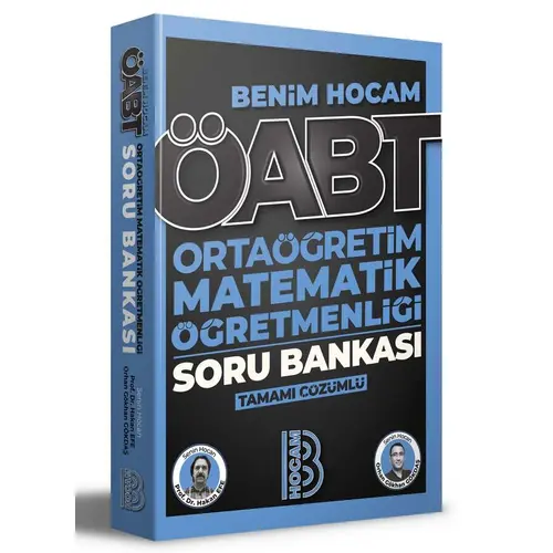 Benim Hocam 2023 ÖABT Ortaöğretim Matematik Öğretmenliği Tamamı Çözümlü Soru Bankası