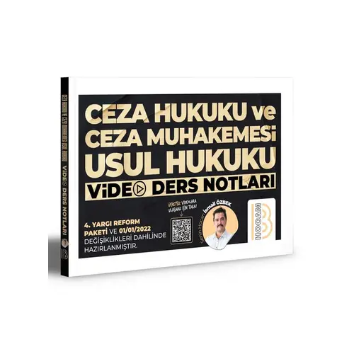 Benim Hocam KPSS A Grubu Ceza Hukuku ve Ceza Muhakemesi Usul Hukuku Video Ders Notları