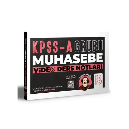 Benim Hocam KPSS A Muhasebe Video Ders Notları