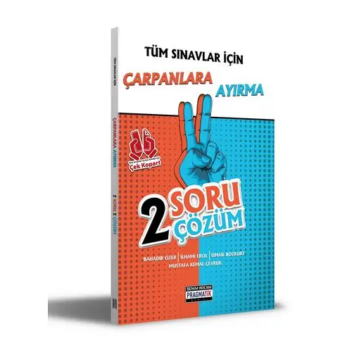 Benim Hocam Tüm Sınavlar İçin Çarpanlara Ayırma 2 Soru 2 Çözüm Fasikülü