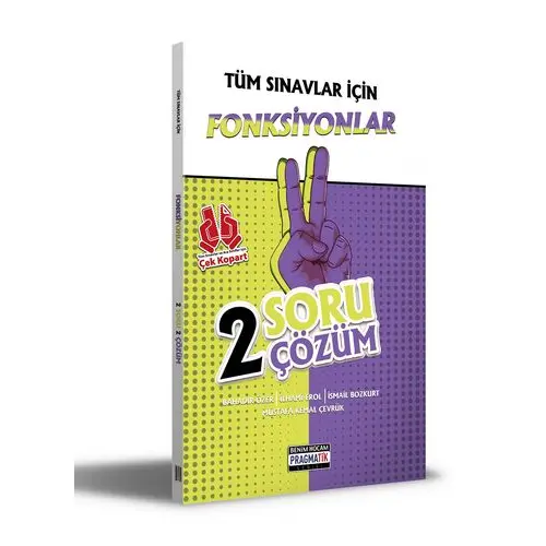 Benim Hocam Tüm Sınavlar İçin Fonksiyonlar 2 Soru 2 Çözüm Fasikülü