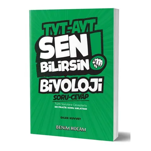 Benim Hocam TYT AYT Biyoloji Sen Bilirsin Soru-Cevap Kitabı