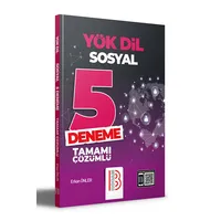 Benim Hocam YÖKDİL Sosyal Tamamı Çözümlü 5 Deneme