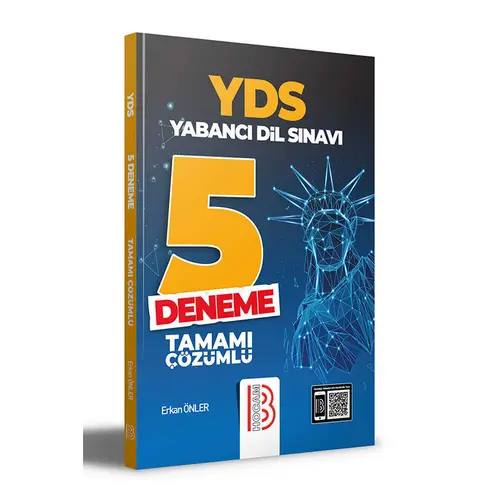 Benim Hocam YDS Yabancı Dil Sınavı Tamamı Çözümlü 5 Deneme