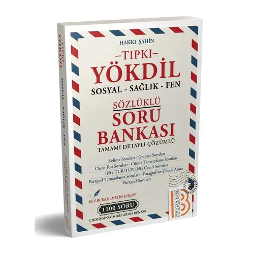 Benim Hocam YÖKDİL Sosyal Sağlık Fen Sözlüklü Soru Bankası