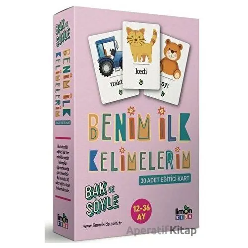 Benim İlk Kelimelerim - Kolektif - limonKIDS