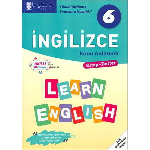 Bilgiyolu 6.Sınıf İngilizce Konu Anlatımlı (Yeni Müfredat)