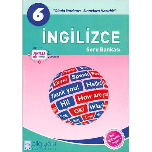 Bilgiyolu 6.Sınıf İngilizce Soru Bankası (Yeni Müfredat)