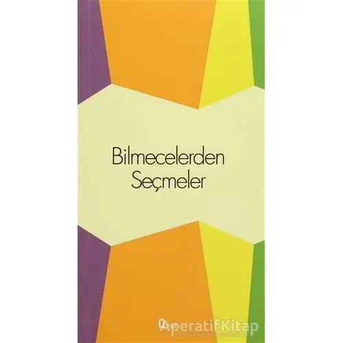 Bilmecelerden Seçmeler - Kolektif - Araf Yayınları