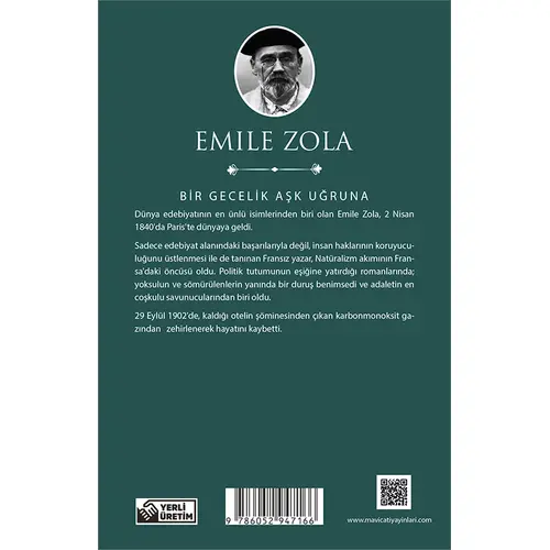 Bir Gecelik Aşk Uğruna - Emile Zola - Maviçatı (Dünya Klasikleri)