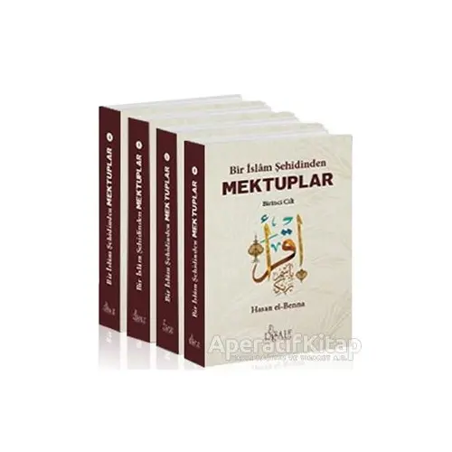 Bir İslam Şehidinden Mektuplar Set (4 Kitap Takım) - Hasan el-Benna - Risale Yayınları