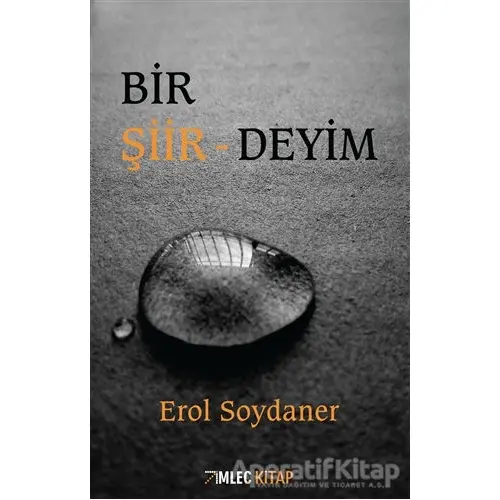 Bir Şiir-Deyim - Erol Soydaner - İmleç Kitap