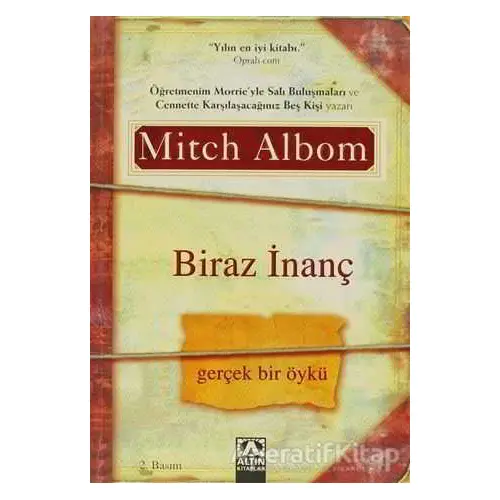 Biraz İnanç - Mitch Albom - Altın Kitaplar