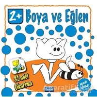 Boya ve Eğlen - Mavi Kitap - 32 Adet Çıkartma - Kolektif - Parıltı Yayınları