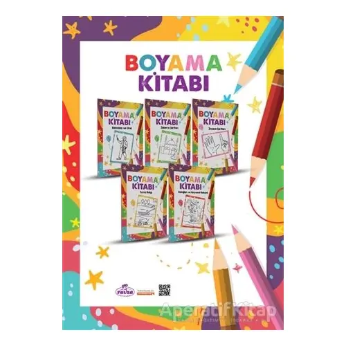 Boyama Kitabı (5li Set) - Kolektif - Ravza Yayınları