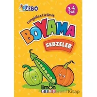 3-4 Yaş Zenginleştirilmiş Boyama - Sebzeler - Kolektif - limonKIDS