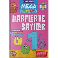 Etkinlikli Mega Boyama Harfler ve Sayılar Botama Zamanı