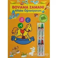 Boyama Zamanı: Alfabe Öğreniyorum - Kolektif - Parıltı Yayınları