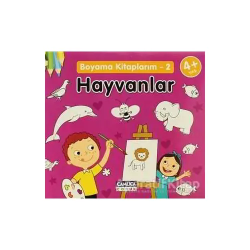 Boyama Kitaplarım - 2 Hayvanlar - Kolektif - Çamlıca Çocuk Yayınları