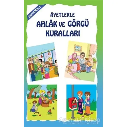 Boyamalı Ayetlerle Ahlak ve Görgü Kuralları - Kolektif - Uysal Yayınevi