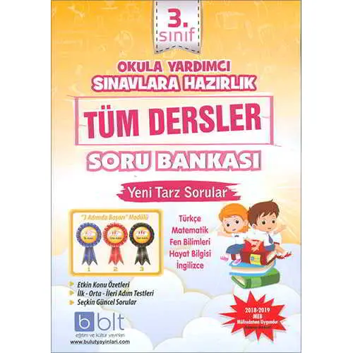 Bulut 3.Sınıf Okula Yardımcı Tüm Dersler Soru Bankası