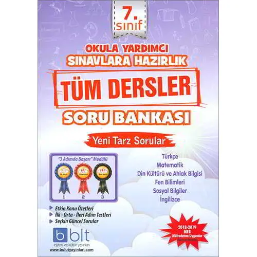 Bulut 7.Sınıf Tüm Dersler Soru Bankası