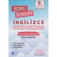 Bulut Eğitim 8.Sınıf Soru Yorum İngilizce Soru Bankası