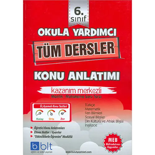 Bulut Eğitim 6.Sınıf Tüm Dersler Konu Anlatımı