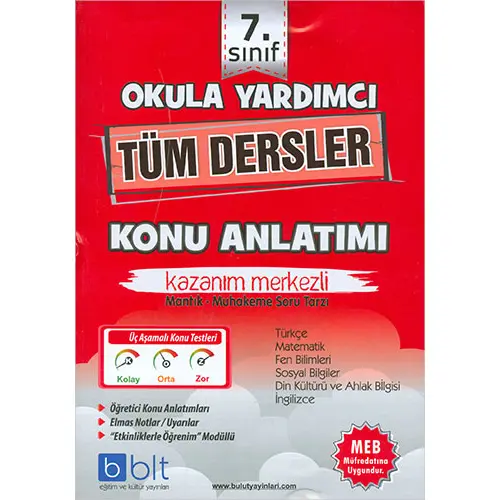 Bulut Eğitim 7.Sınıf Tüm Dersler Konu Anlatımı